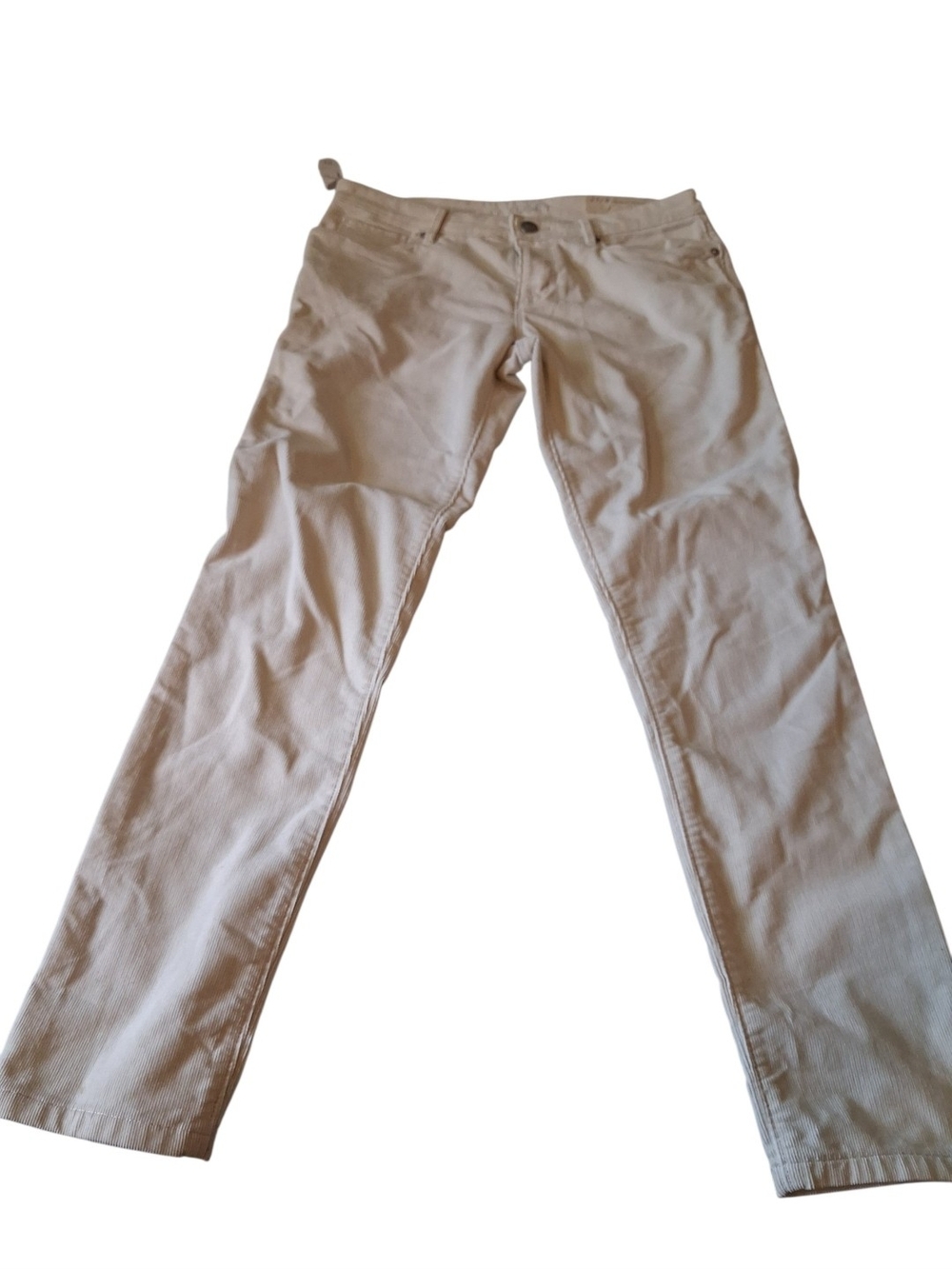 LOFT Women's Light Beige Straight-Leg Jeans